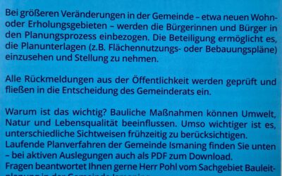 Rundschau vom 25.4.2025 – Beteiligung der Öffentlichkeit