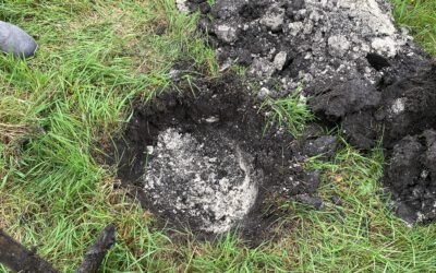 Bodenprofil am Photovoltaik Areal Nord West