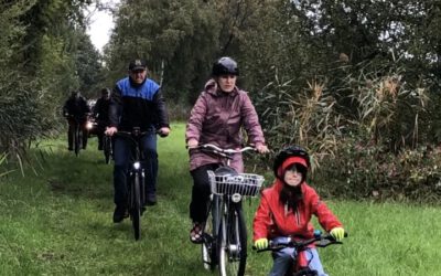 Fahrradausflug ins Moos wetterbedingt mit weniger Teilnehmern